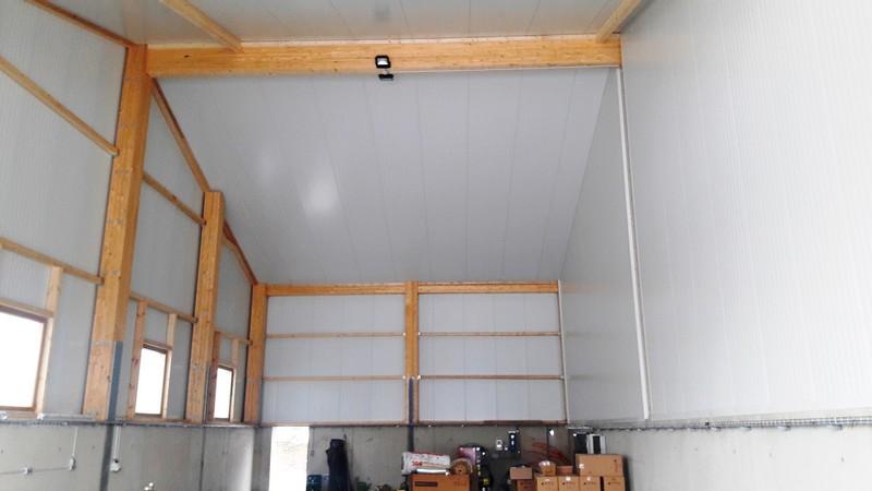 gedämmter Werkstattbereich